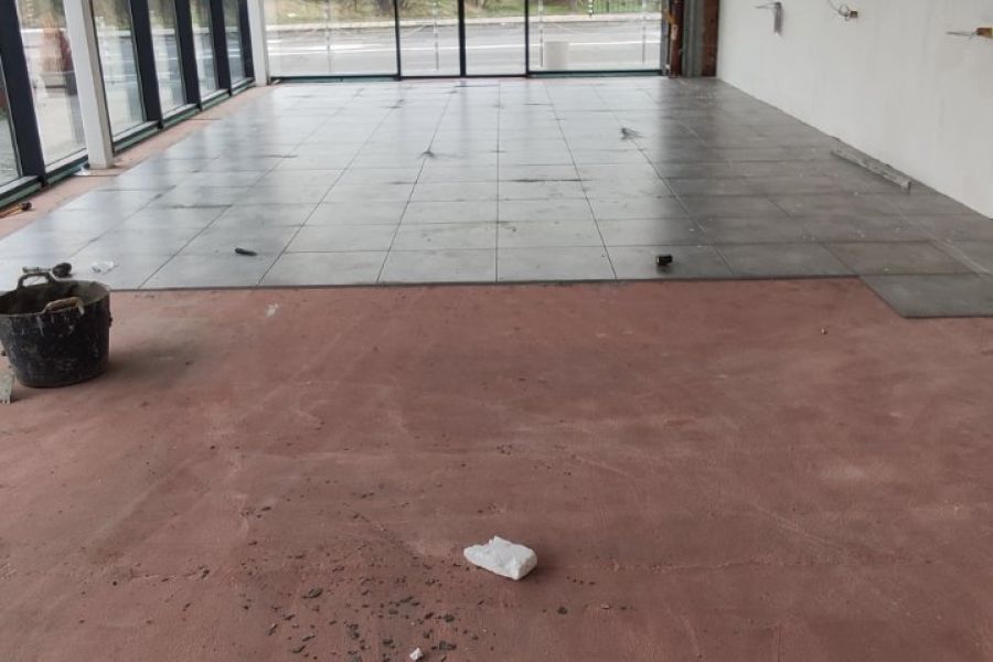 Ремонт на магазин – окачен таван, гипсокартон и подова настилка