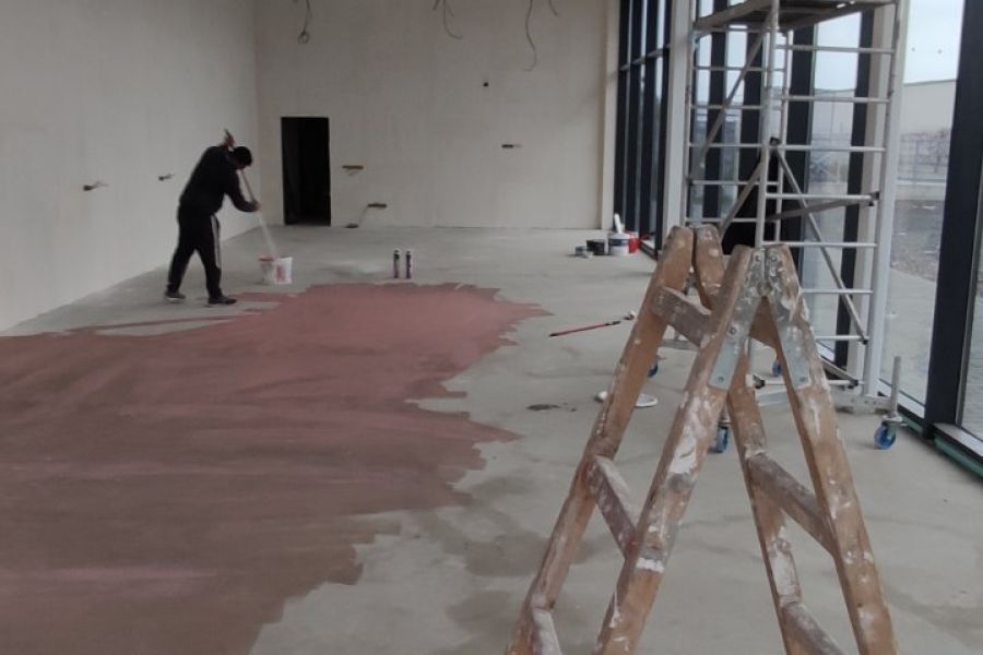 Ремонт на магазин – окачен таван, гипсокартон и подова настилка