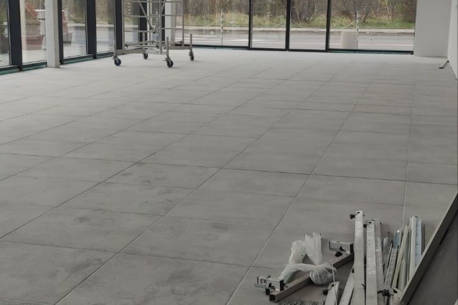 Ремонт на магазин – окачен таван, гипсокартон и подова настилка